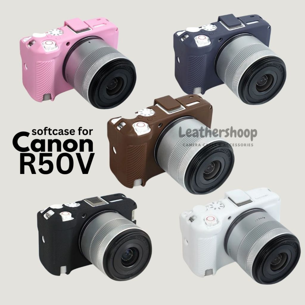 Softcase สําหรับ Canon EOS R50V ฝาครอบกรณียาง Body Protector