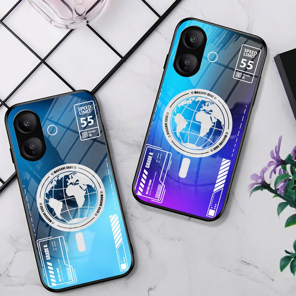 HP MG56 Softcase Glass สําหรับ Vivo V60 Lite - เคสโทรศัพท์ Vivo V60 Lite - ตัวป้องกันหน้าจอ Vivo V60