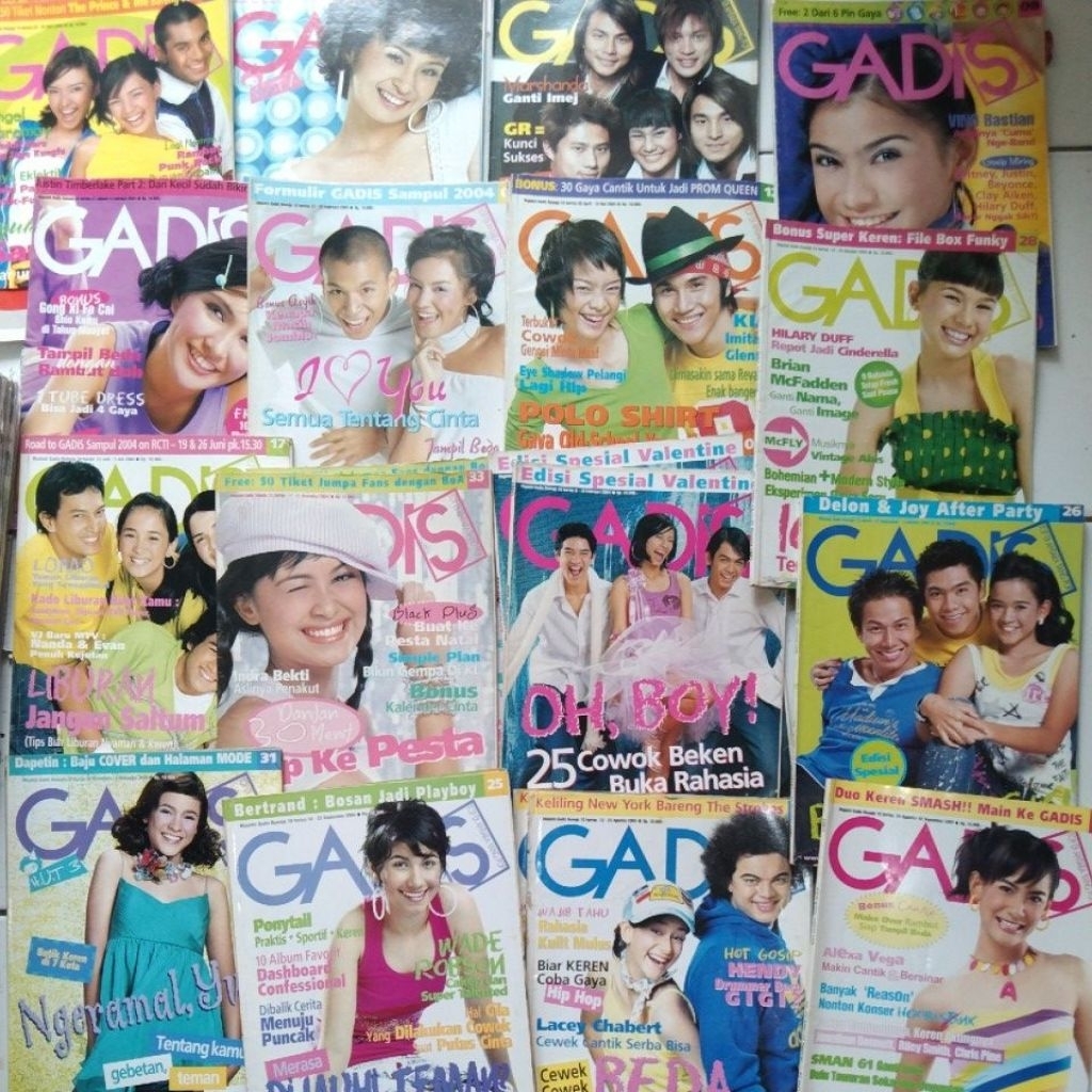 GADIS Magazine 2004 Edition Old School Magazine Used Magazine