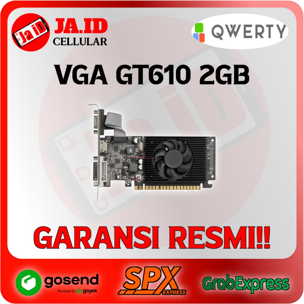 VGA QWERTY GT 610 2GB DDR3 อย่างเป็นทางการดั้งเดิม