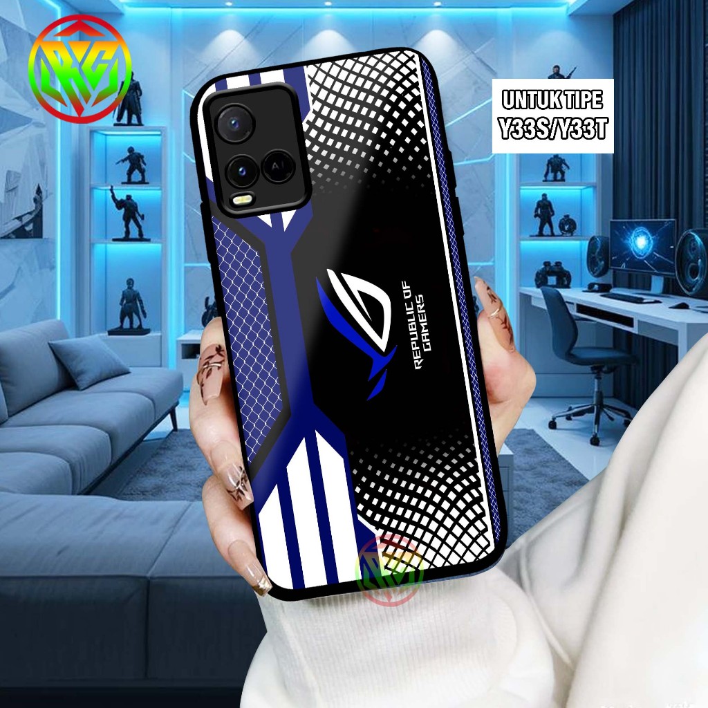 เคส Vivo Y33S/Y33T - เคส Softcase Glass Shiny New Case เคสเคลือบเงา Hp Vivo Y33T/Y33S [GRO Aesthetic