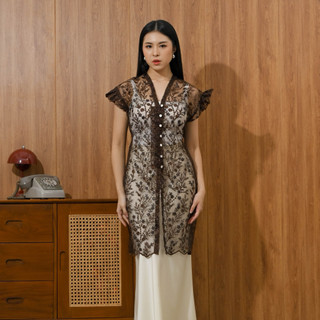 [TIDAK SATU SET] Nayla OUTER Brukat Outer Kondangan Lace Brukat byvitafa