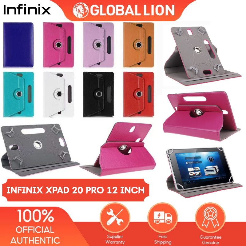 Infinix Xpad 20 Pro 12 นิ้วปลอกหนังหมุน 360 Rotary Case Standing Cover