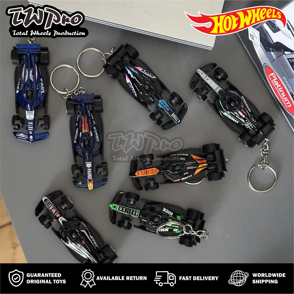GANTUNGAN HOT WHEELS FORMULA 1 - F1 - REDBULL RACING - MERCEDES PETRONAS - MCLAREN - HAAS - ALPINE -