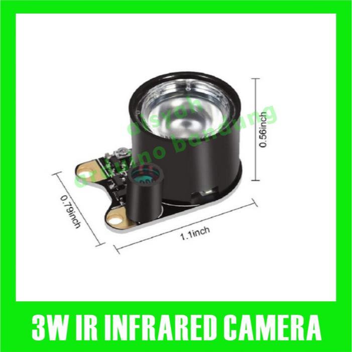 ไฟ LED อินฟราเรด IR 3W สําหรับกล้อง Raspberry Pi Night Vision OV5647