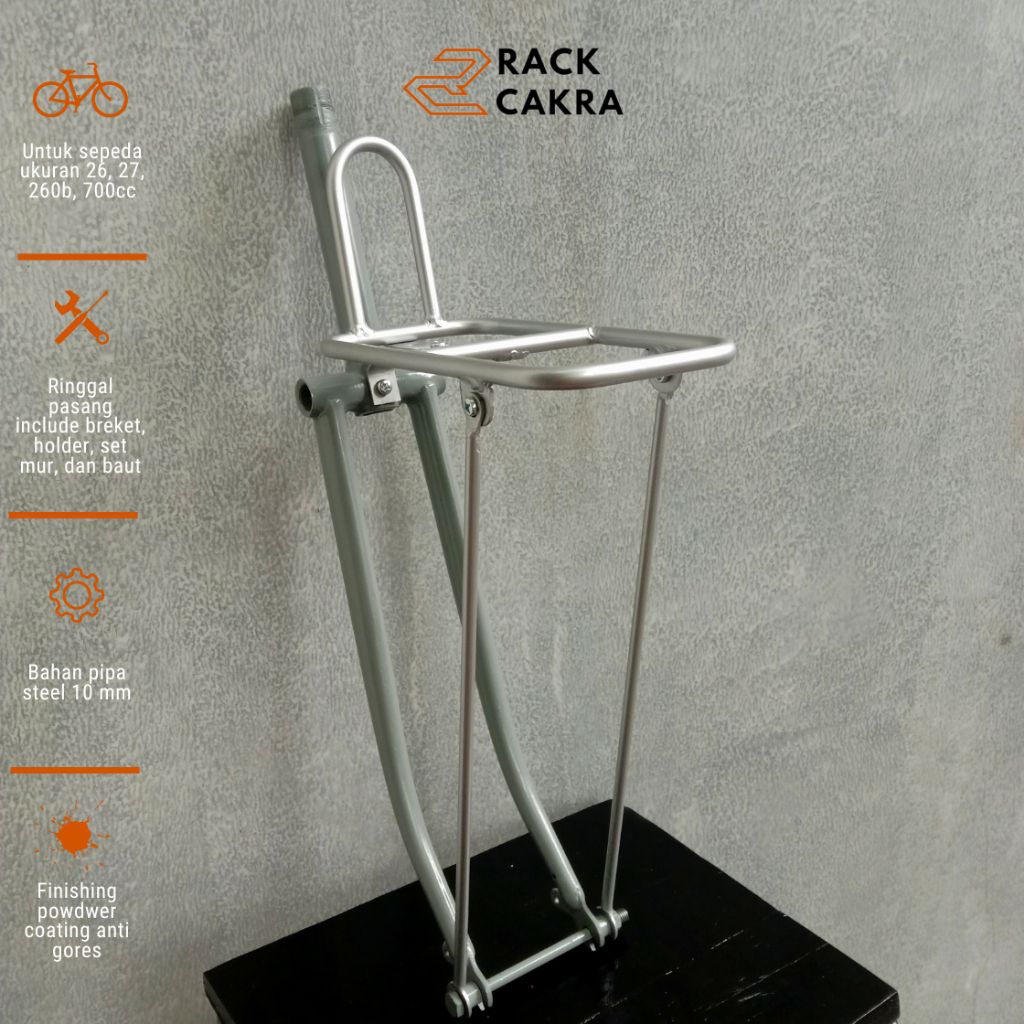 Front Rack Like Nitto Silver Vintage MTB Bicycle Front Rack