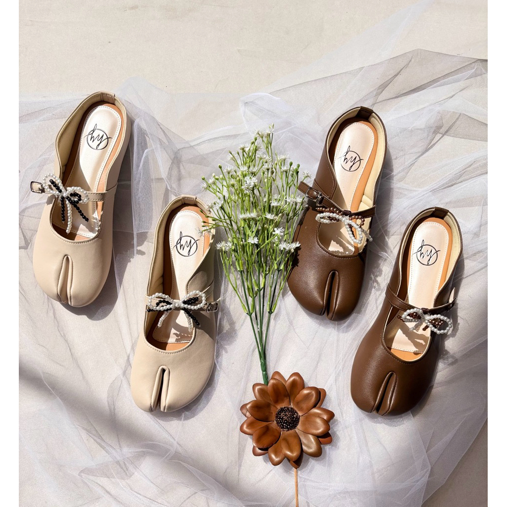 Hy_shoes รองเท้า Yuki Tabi Mules