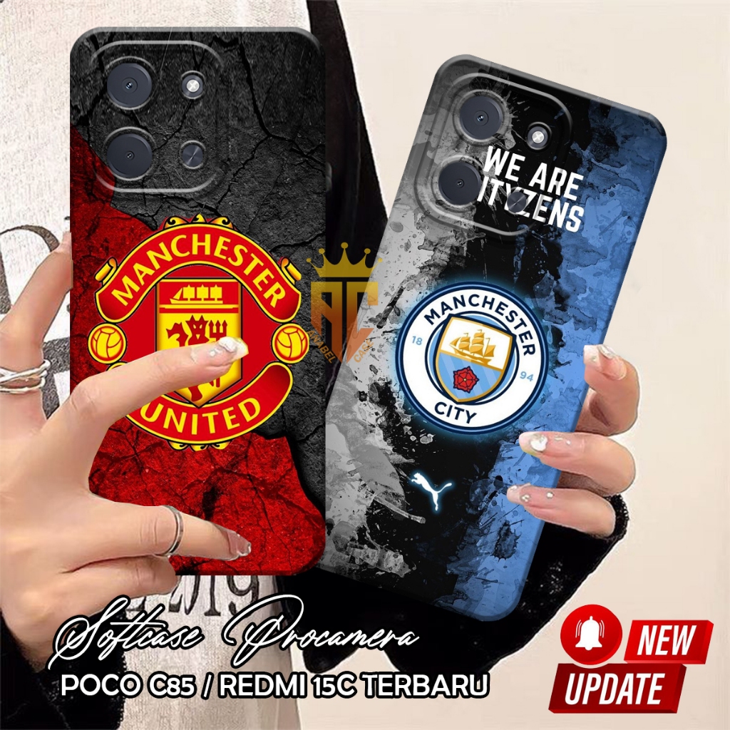 SOFTCASE REDMI 15C 4G 2025 - REDMI POCO C85 4G 2025 - 14C - 13C - 12C - POCO C75 - POCO C71 - POCO C