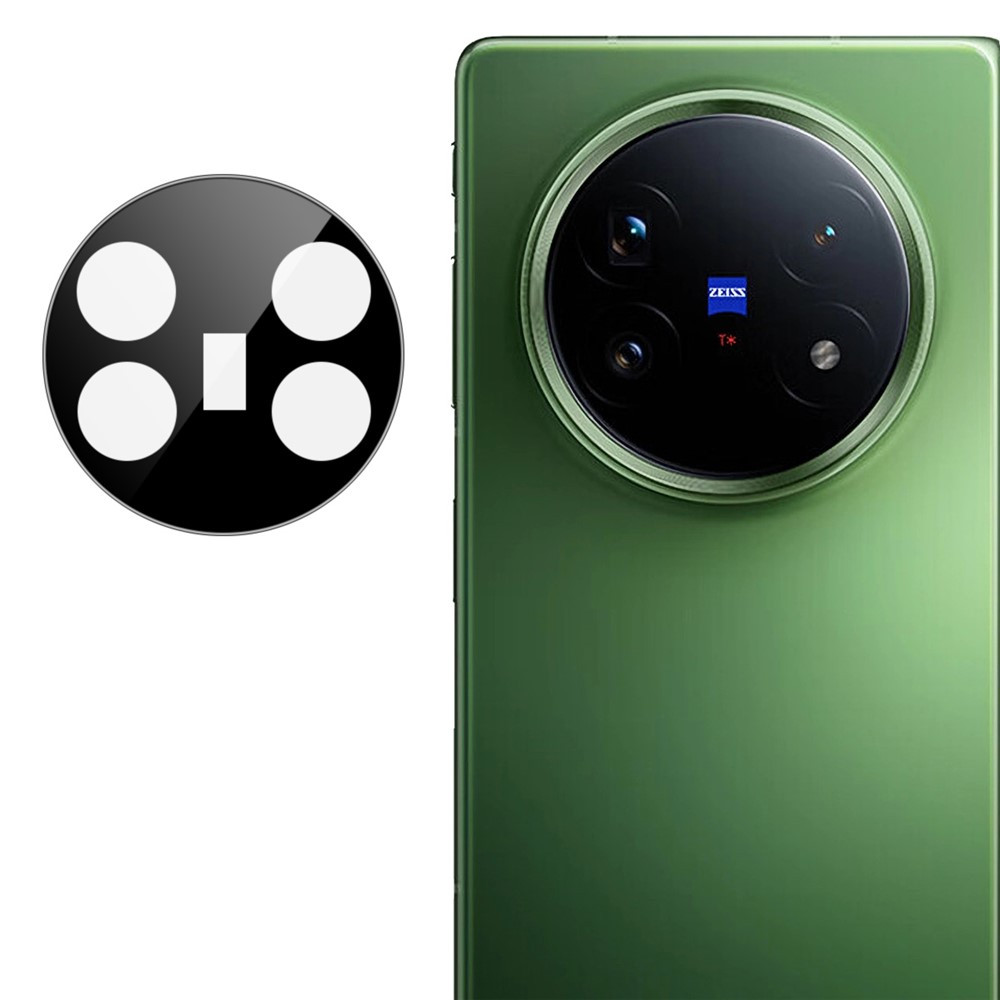 VIVO X FOLD 5 / VIVO X FOLD 3 PRO PREMIUM FRAME กล้องสีดํา 3D ROUND EDGE กล้อง