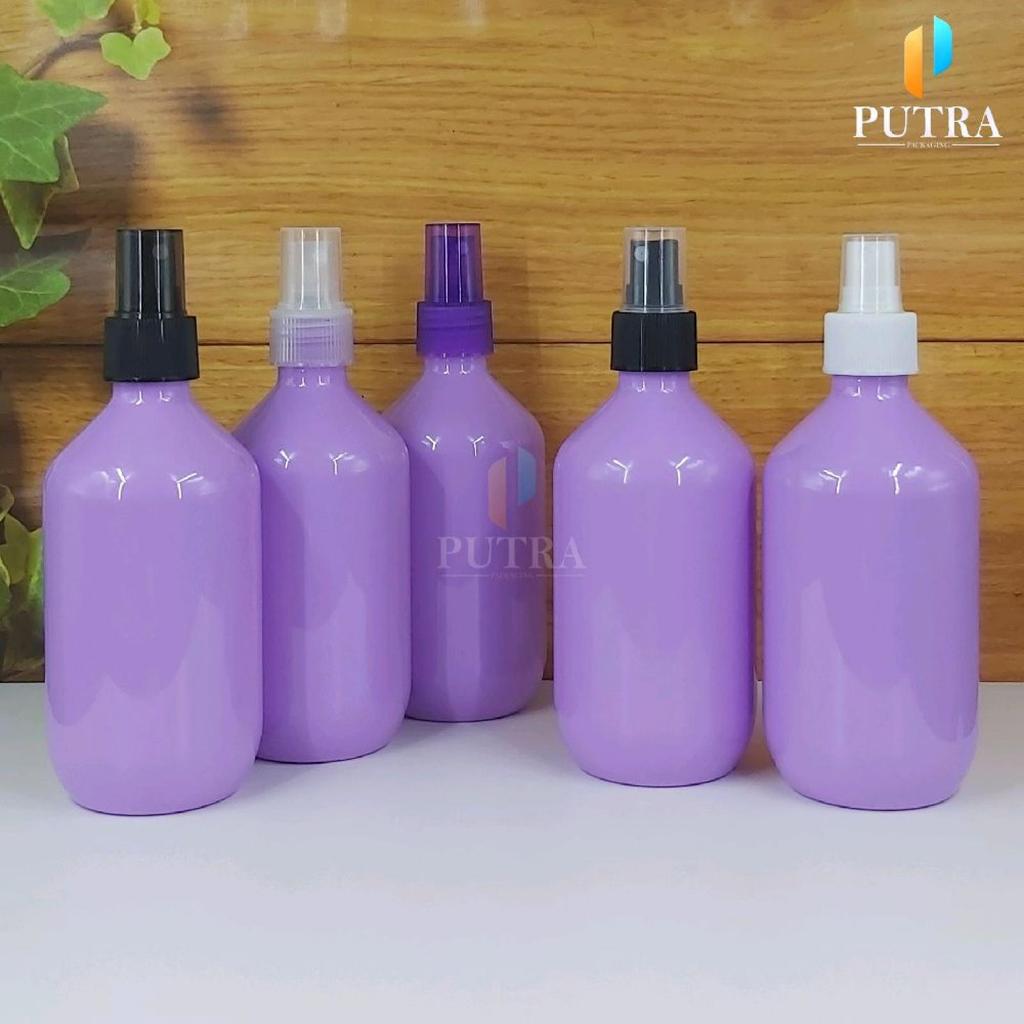 ขวดสเปรย์พลาสติก 300ML / พลาสติกขวด PET สีม่วง 300ML