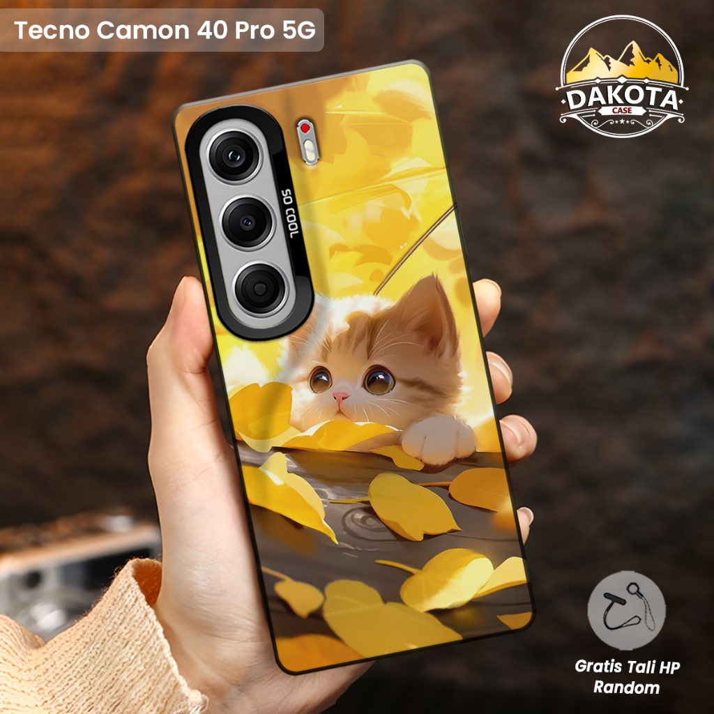 เคส IMD Tecno Camon 40 4G / Camon 40 Pro 5G Cat Motif | Softcase Accessories IMD Hybrid Premium Tecn