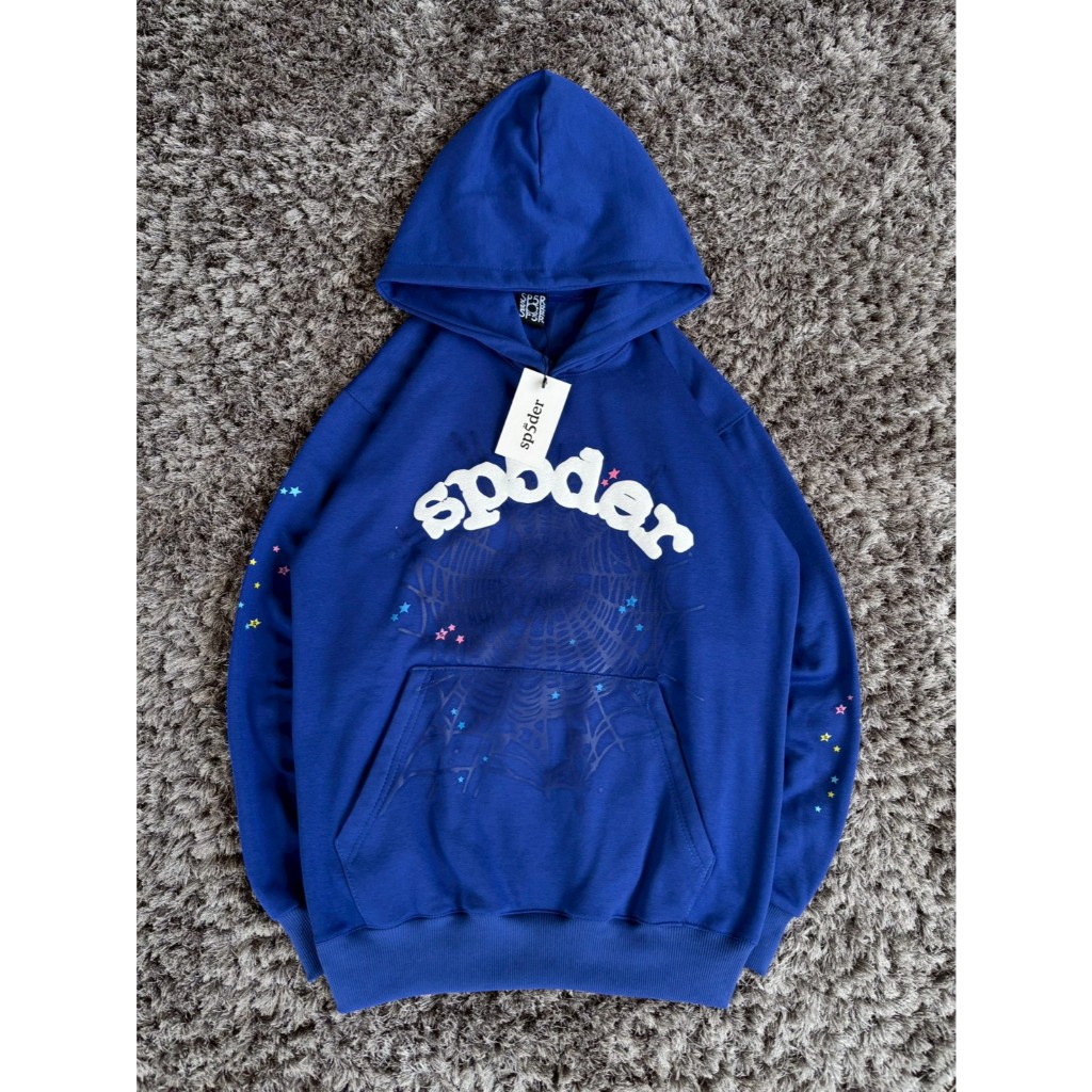 HOODIE SP5DER พัฟโฟมผ้าฝ้าย FLEECE SUMMER HOODIE THICK ส่งฟรีพรีเมี่ยม