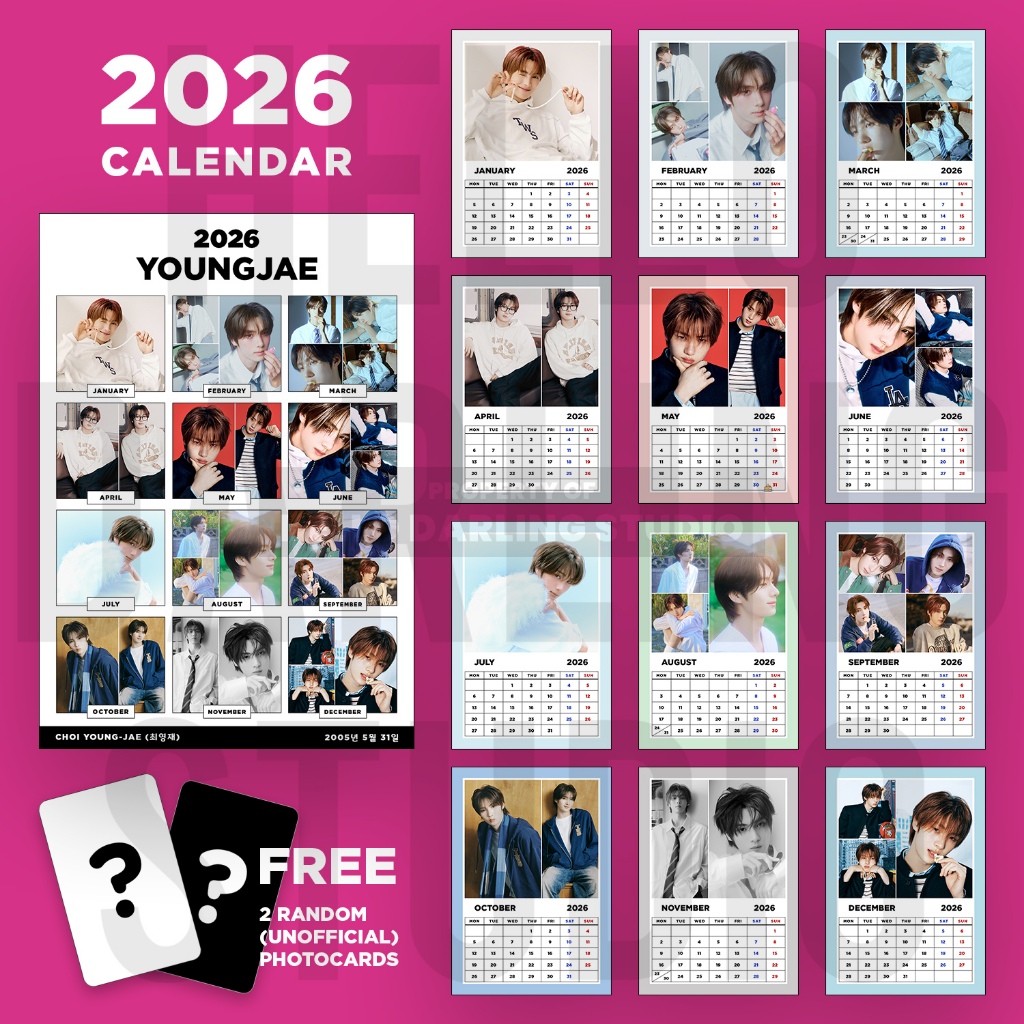 ปฏิทินKpop 2026 TWS YOUNGJAE