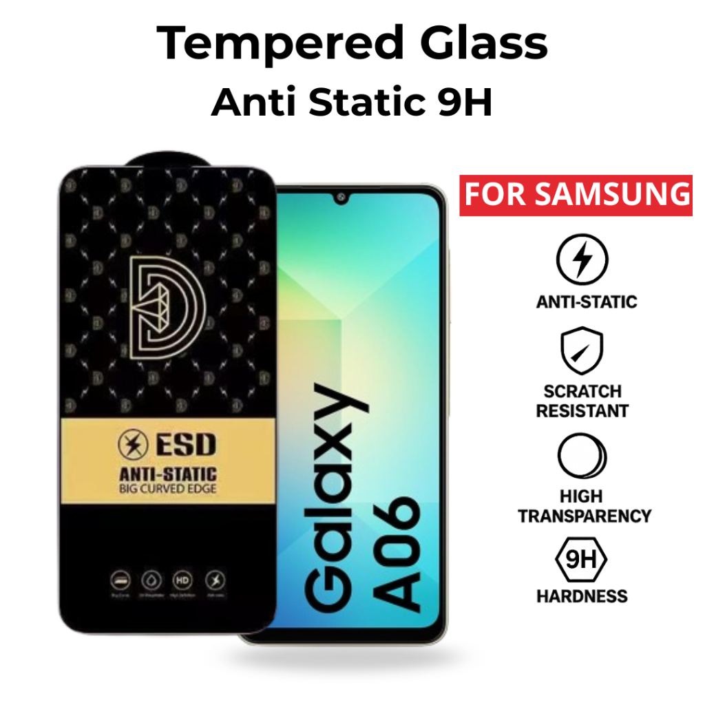 กระจกนิรภัย Anti Static Samsung Series 9H Big Curved ขายส่ง