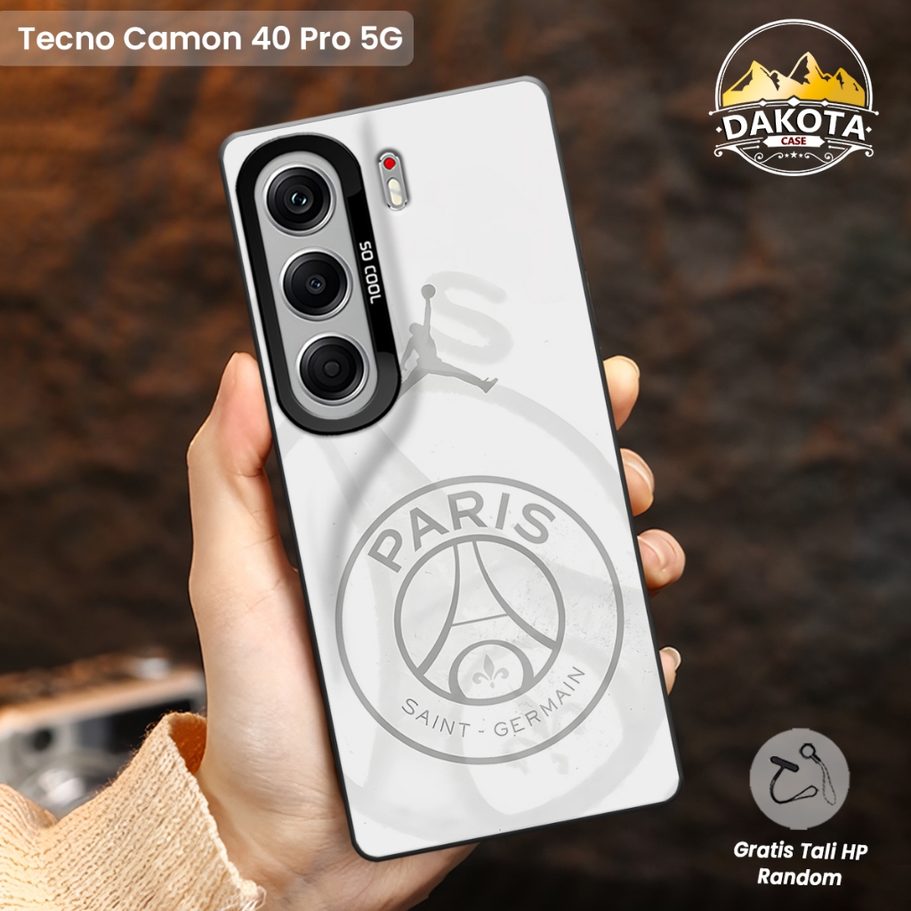 เคส IMD Tecno Camon 40 4G / Camon 40 Pro 5G Motif PSG | Softcase Accessories IMD Hybrid Premium Tecn