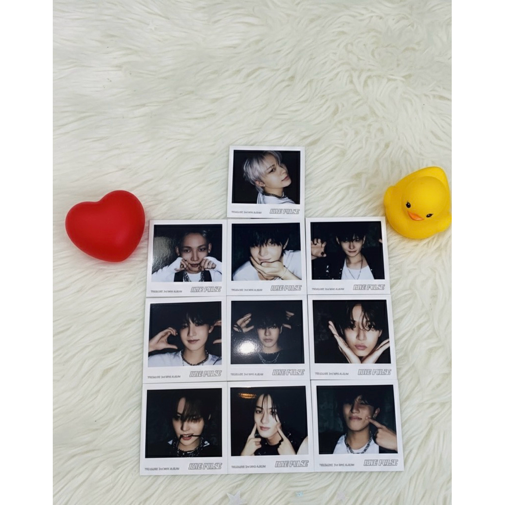 POLAROID อย่างเป็นทางการ TREASURE LOVE PULSE ALBUM TEUME VER HYUNSUK JIHOON JUNKYU YOSHI JAEHYUK ASA