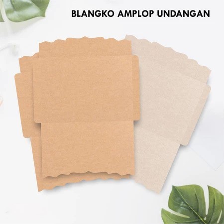 PLAIN BROWN KRAFT ENVELOPE - KRAFT ENVELOPE สําหรับ WEDDING INVITATIONS (100 ชิ้น)