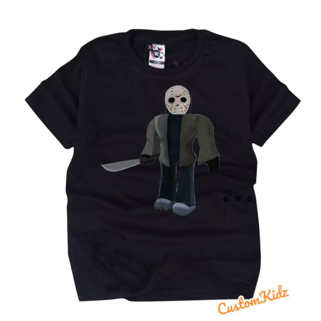 เสื้อยืดเด็ก Roblox forsaken ตัวละคร jason
