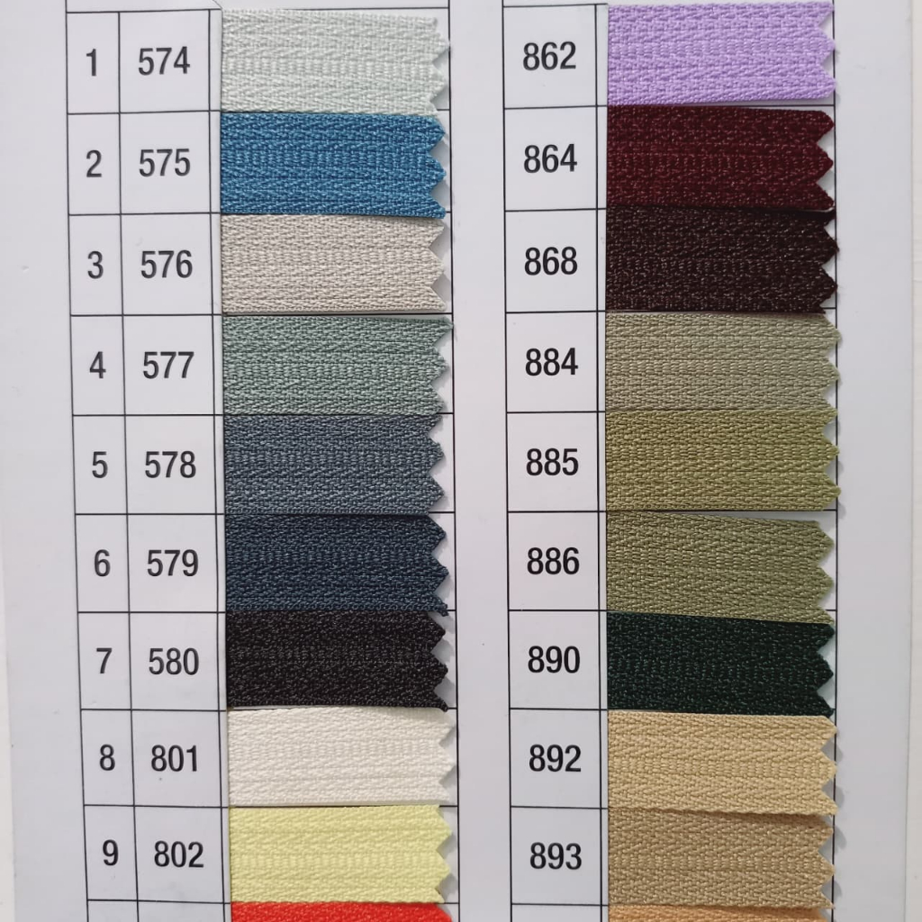 Rest JPG YKK 10 นิ้ว PCS ORIGINAL ซิปความยาว 25 ซม.ซิปเสื้อผ้า Part 3