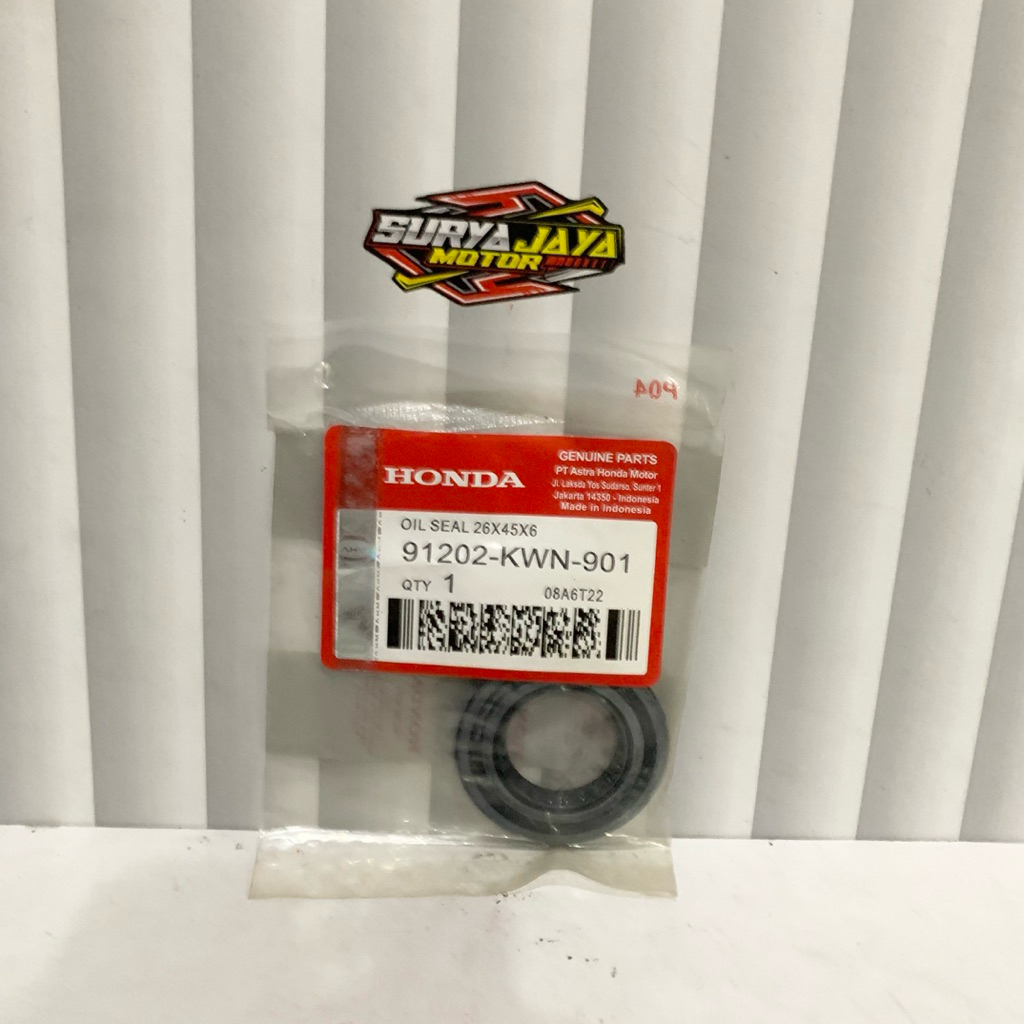 ซีลน้ํามัน / LETF CRANK AXLE SEAL Vario 125 150 ESP PCX 125 150 | 91202-KWN-901