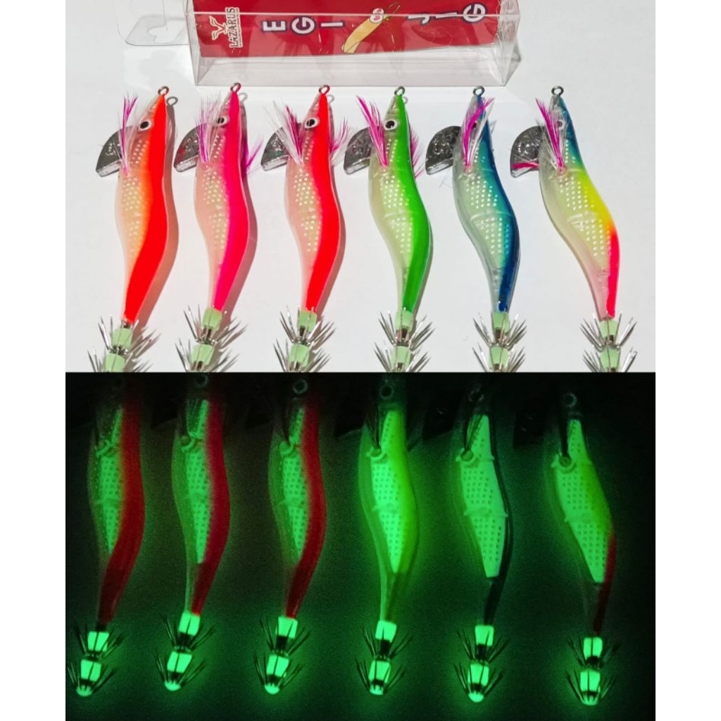 SUN GLOW EGI LARATOS 3.0 ตกปลาปลาหมึก / EGI JIG