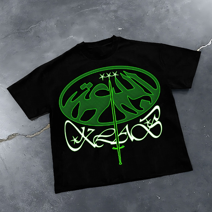 เสื้อยืด Boxy syns Padel สีดํา | เสนอราคา4h