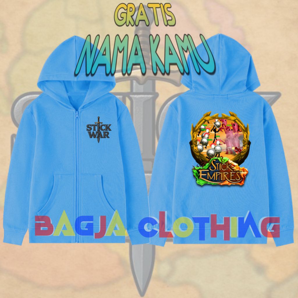 เกมมีฮู้ดซิปเด็กผู้ชาย Stick war legacy