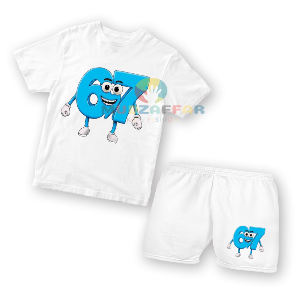 เสื้อยืด CHILDRENS 67 STEAL A BRAINROT CHILDRENS เสื้อยืด 67 STEALT A BRAINROT SET