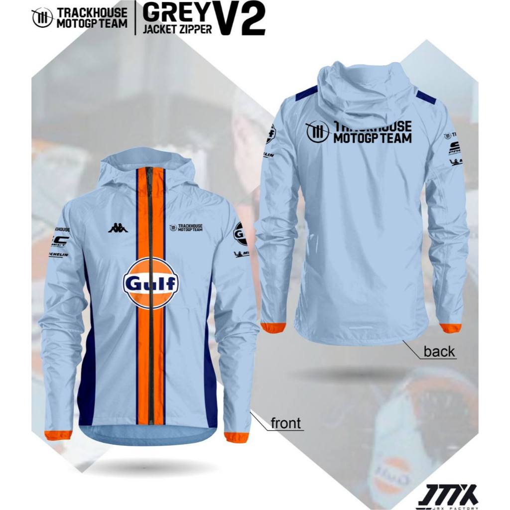 เสื้อแจ็คเก็ตกันน้ํา motogp trackhouse aprl 2024 เสื้อแจ็คเก็ตกันน้ํา motogp 2024