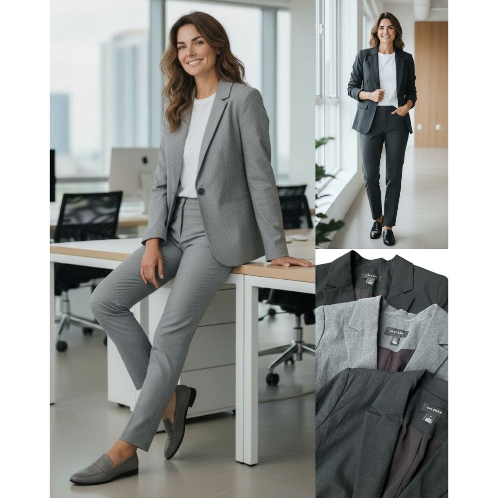 เบลเซอร์ปุ่มเดียวสําหรับสํานักงานอย่างเป็นทางการของผู้หญิง - HLG-8822