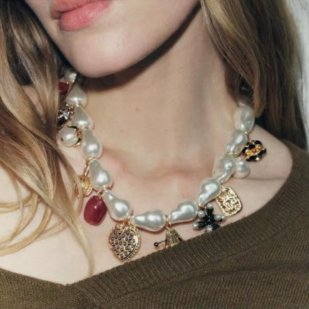 Pearl Charms Necklace Series Pearl Charms Necklace