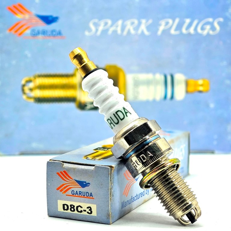 RACING SPARK PLUG K3 GARUDA D8C-3 d8ea d8ey gl 100 เสือ thunder scorpio z max pro glpro gl100 gl max