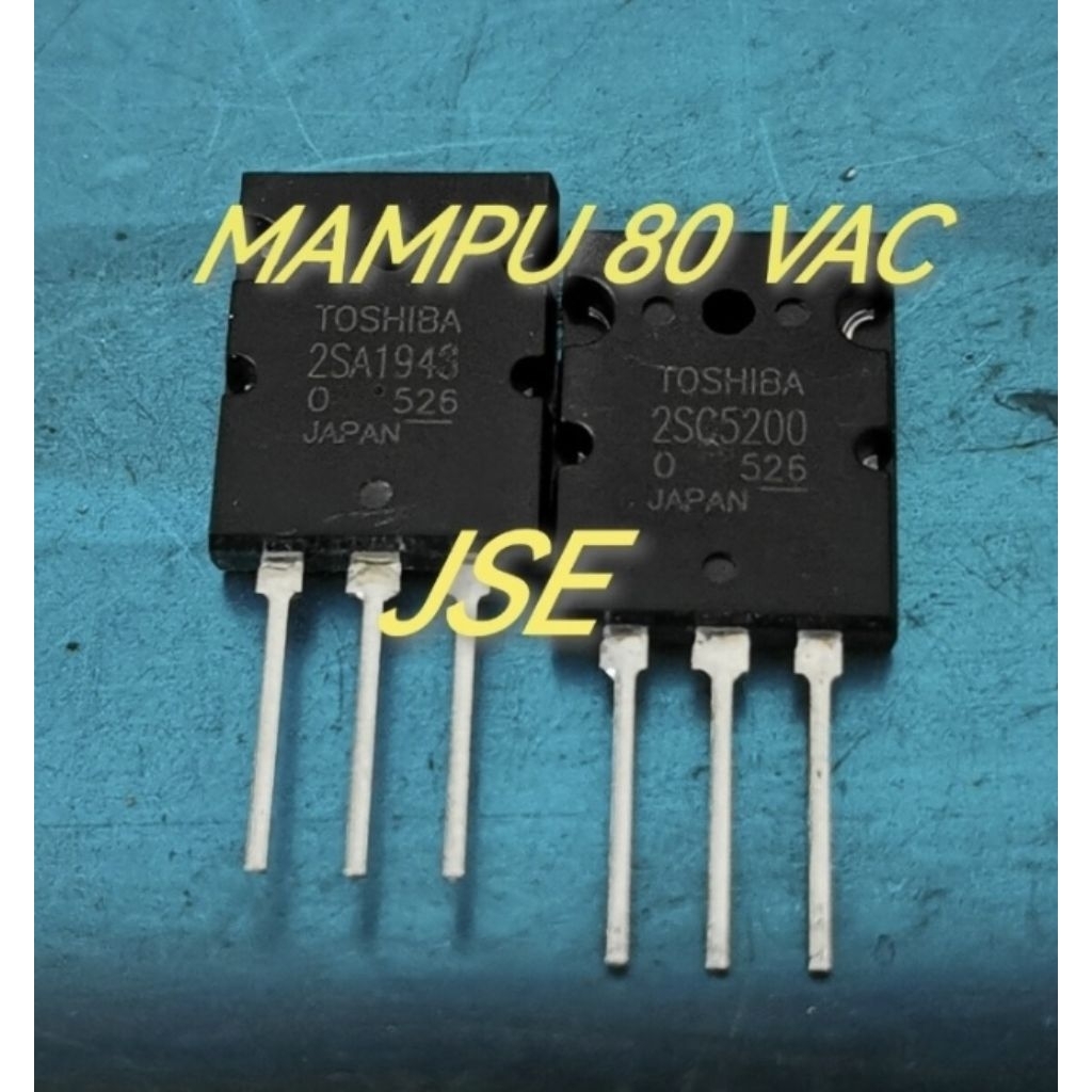 TOSHIBA TRANSISTOR 1 SET หรือ PSG ORIGINAL SA1943 SC5200 SERIES 526 (ต้องการมากที่สุด)