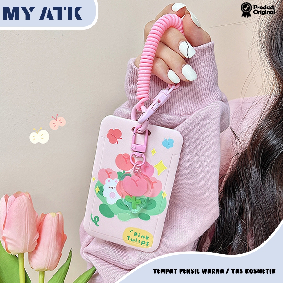 GANTUNGAN ID Card holder/ ป้ายชื่อน่ารัก Card hanger/ MRT Busway lanyard access Card