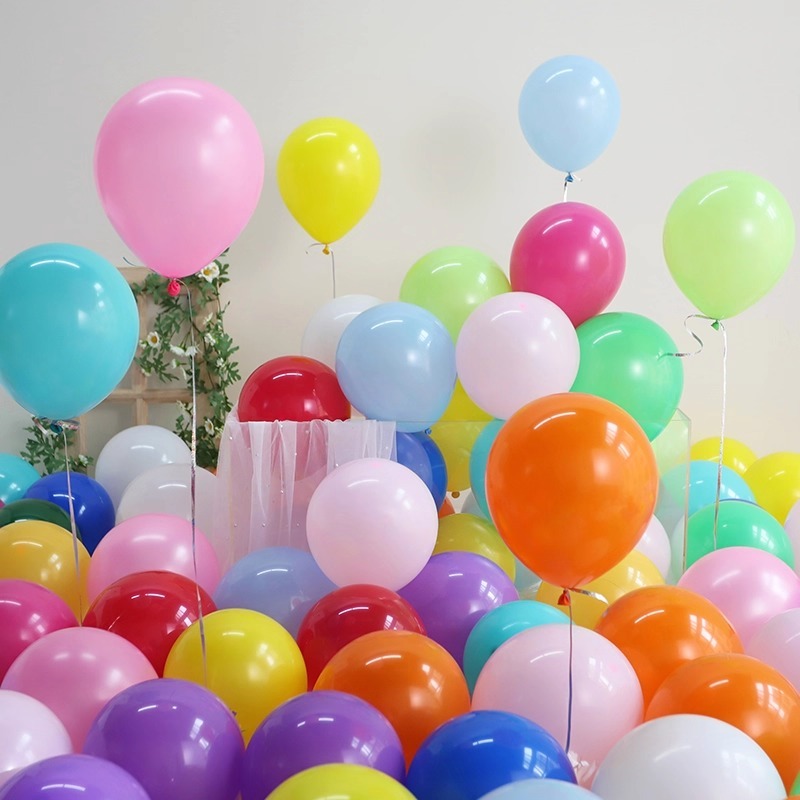 Retro / Matte / Matte Color Latex Balloon - HELIUM QUALITY