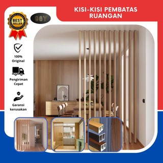KISI KISI PEMBATAS RUANGAN/ SEKAT RUANGAN/ SEKAT RUANGAN MOTIF KAYU