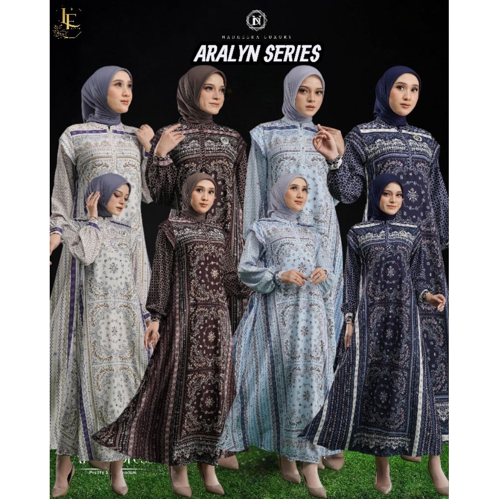 ARALYN SERIES MIDI & DRESS BY NADHEERA LUXURY | MOTIF DRESS//LUXURY DRESS//INVESTMENT DRESS