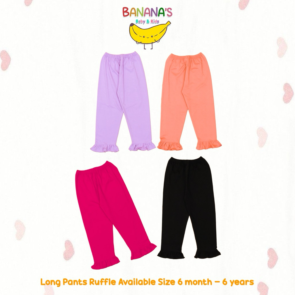 Bananas Baby n Kids Ruffle Pants สําหรับเด็กผู้หญิง