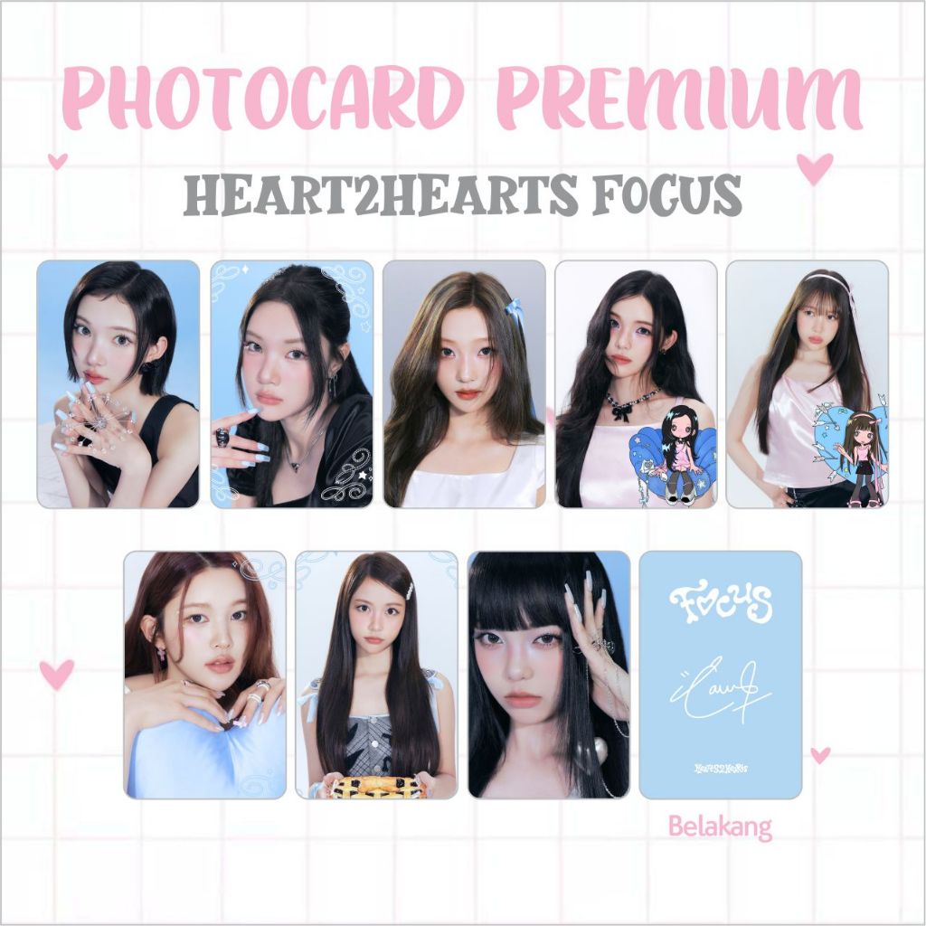 PHOTOCARD PC PREMIUM HEARTS2HEARTS H2H HATUHA THE CHASE STYLE