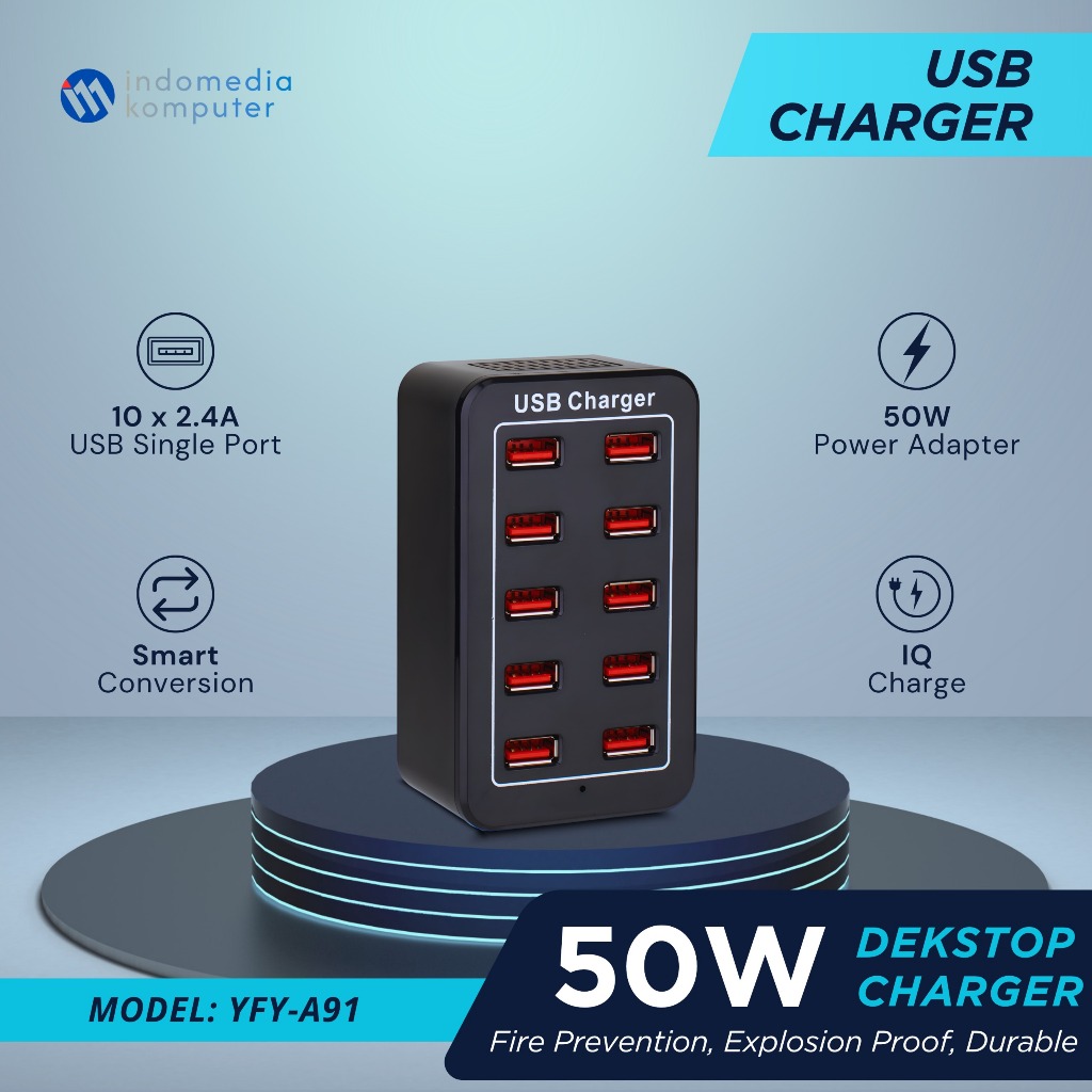 USB CHARGER STATION 10 PORT + พัดลม 5V 2.4A USB CHARGER STATION 10 PORT + พัดลม 5V 2.4A USB CHARGER 