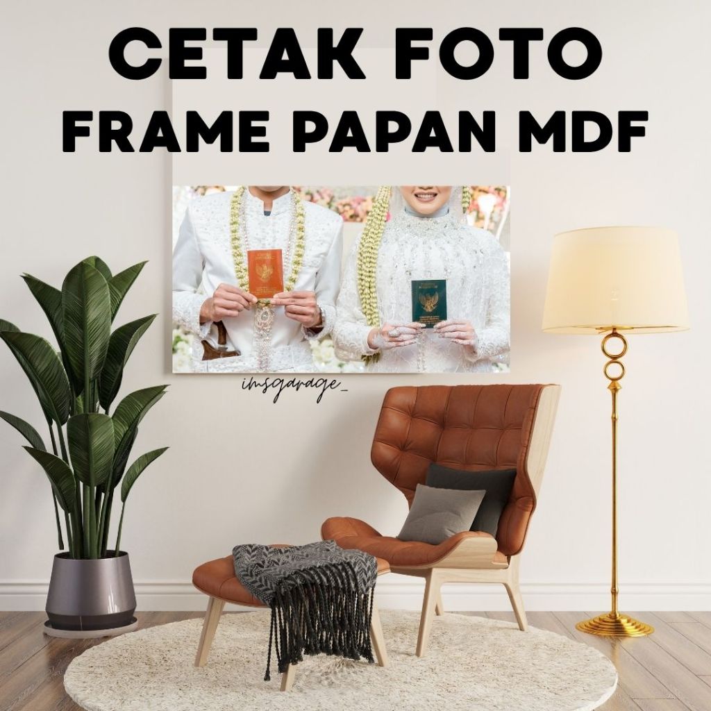 JUMBO PHOTO PRINTING 30X40 CM MDF BOARD FRAME