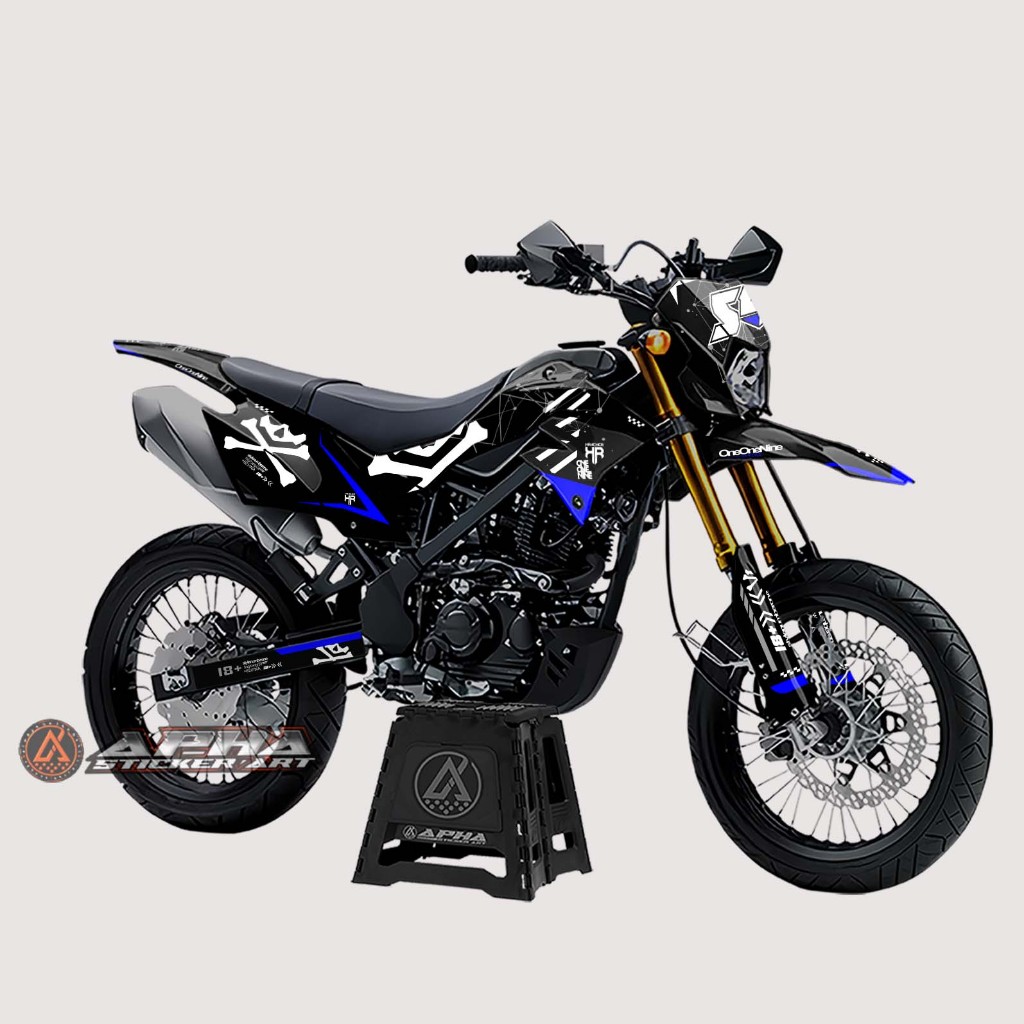 KAWASAKI KLX D-TRACKER BF MOTORCYCLE DECAL STICKER DESIGN 95