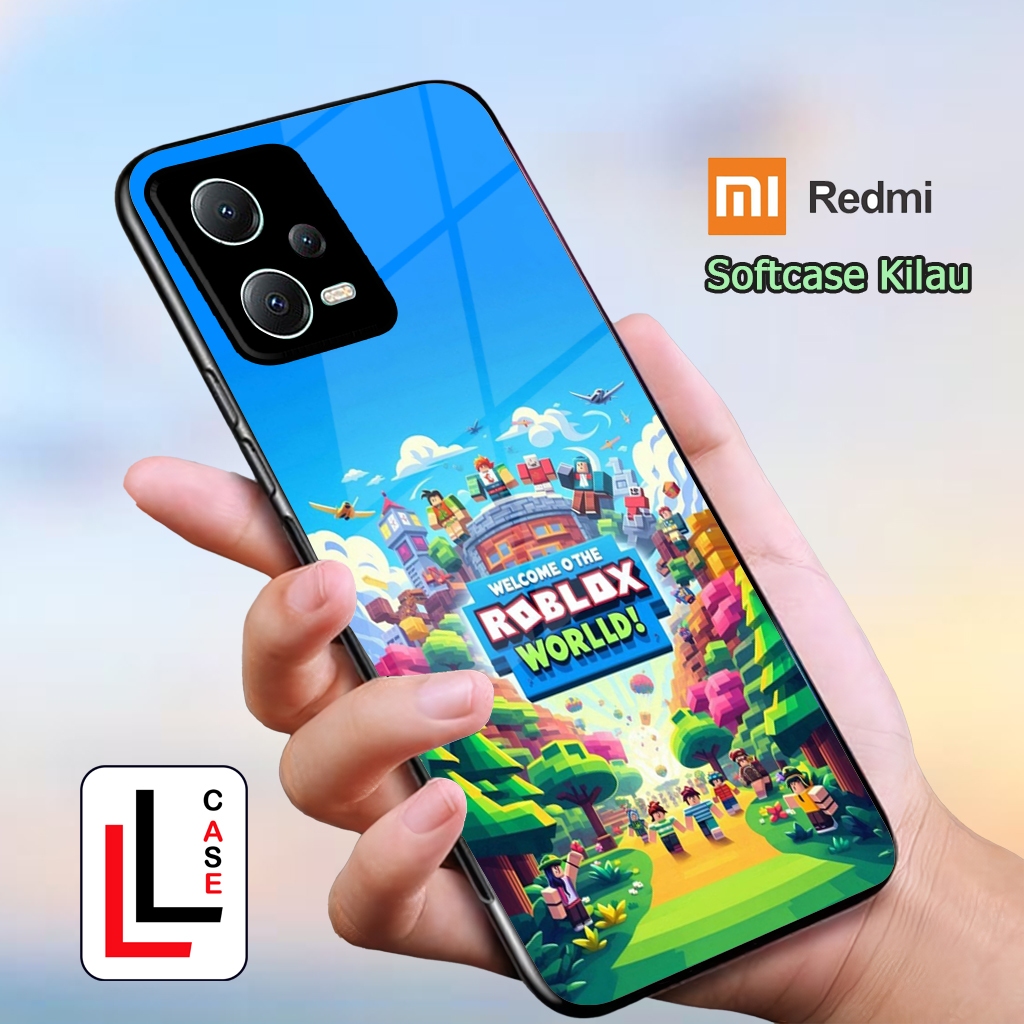 {LL1348} เคส Softcase Glitter Xioami Redmi Note 12 4G,Redmi Note 13,Redmi Note 14 ฟิล์มกันรอยกล้องซิ