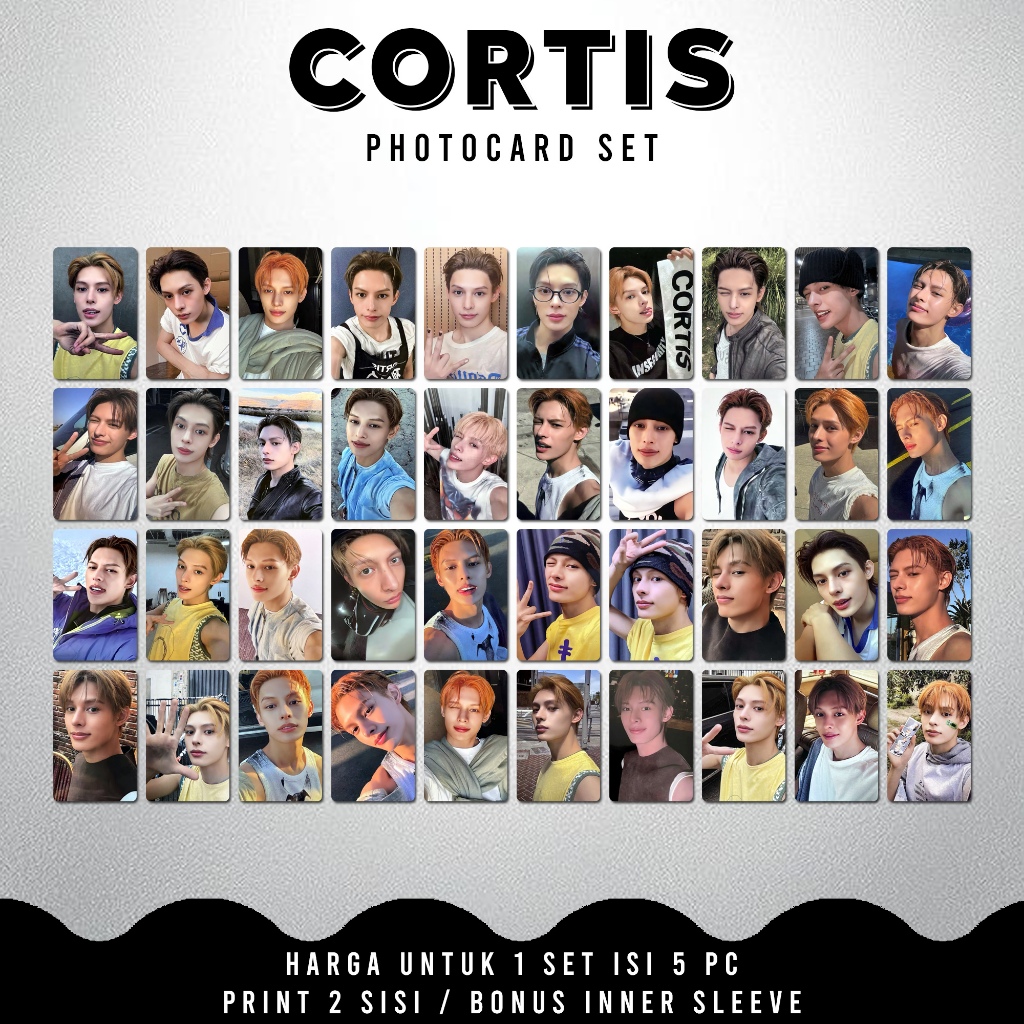 [CONTENDTS 5] ที่ไม่ซ้ํากัน PHOTOCARD CORTIS