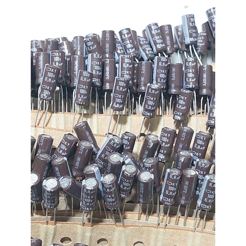 ELKO 6.8UF-100V-6.78 100V-ORIGINAL-MIN ORDER 20