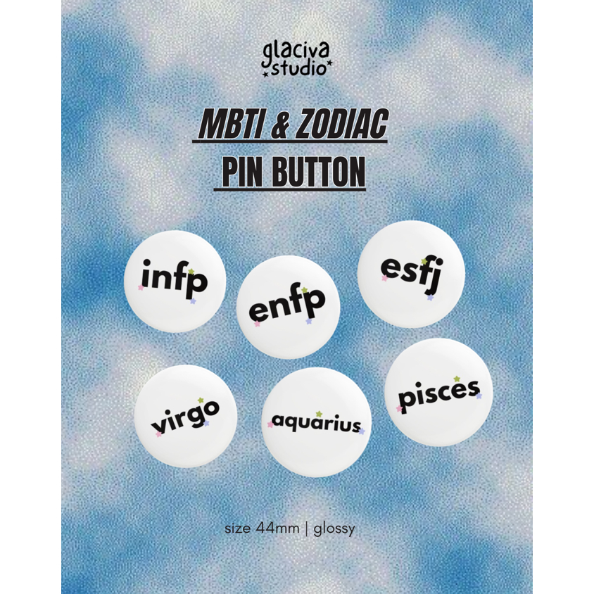 ปุ่มพิน MBTI & ZODIAC