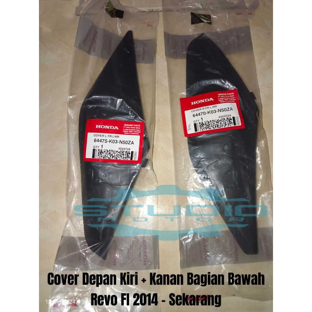 S2 64470-K03-N50ZA 64475-K03-N50ZA COVER / WING LOWER RIGHT LEFT REVO FIT FI INJECTION 2014-NOW