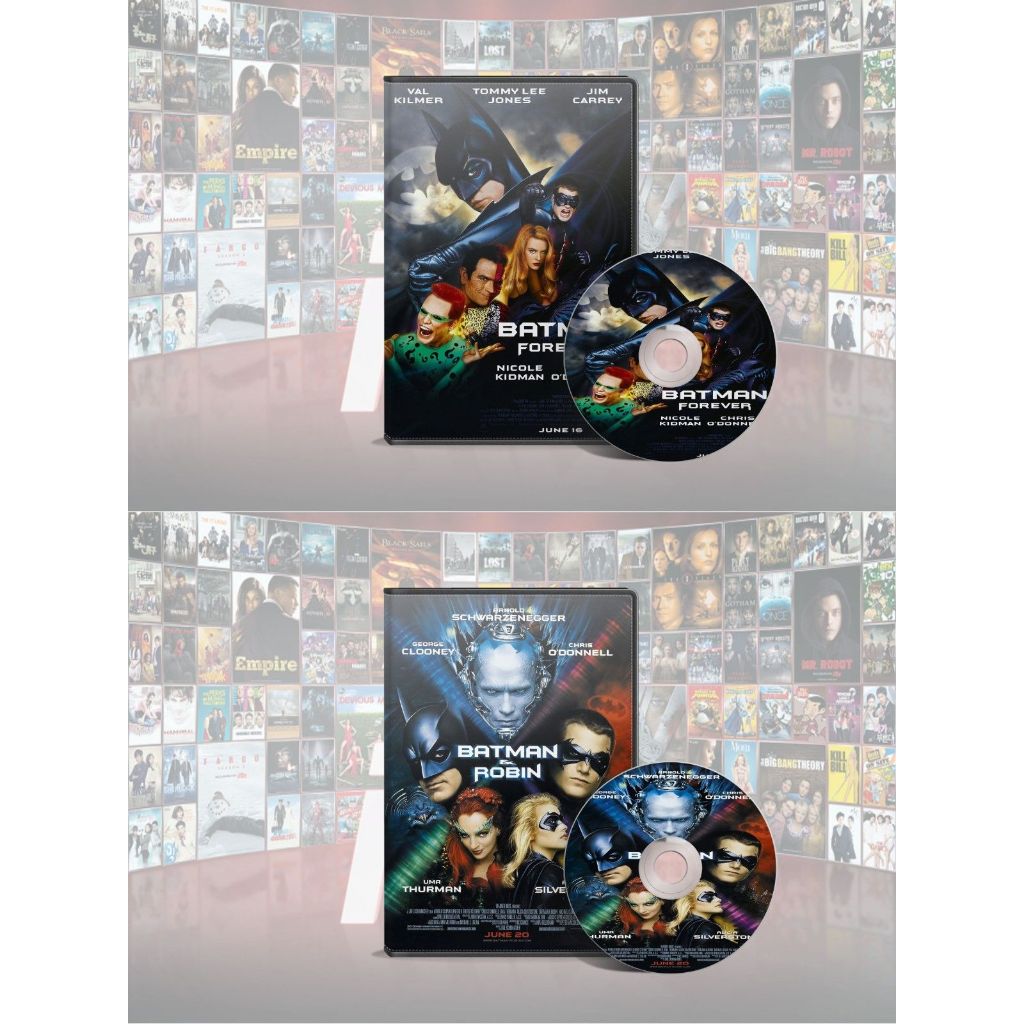 Batman Forever DVD (1995) + Batman & Robin DVD (1997)
