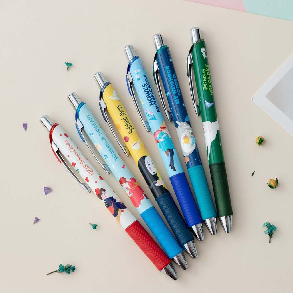Pentel EnerGel Studio Ghibli My Neighbor Totoro Spirited Away Gel Pen 0.7mm Limited Edition ปากกา