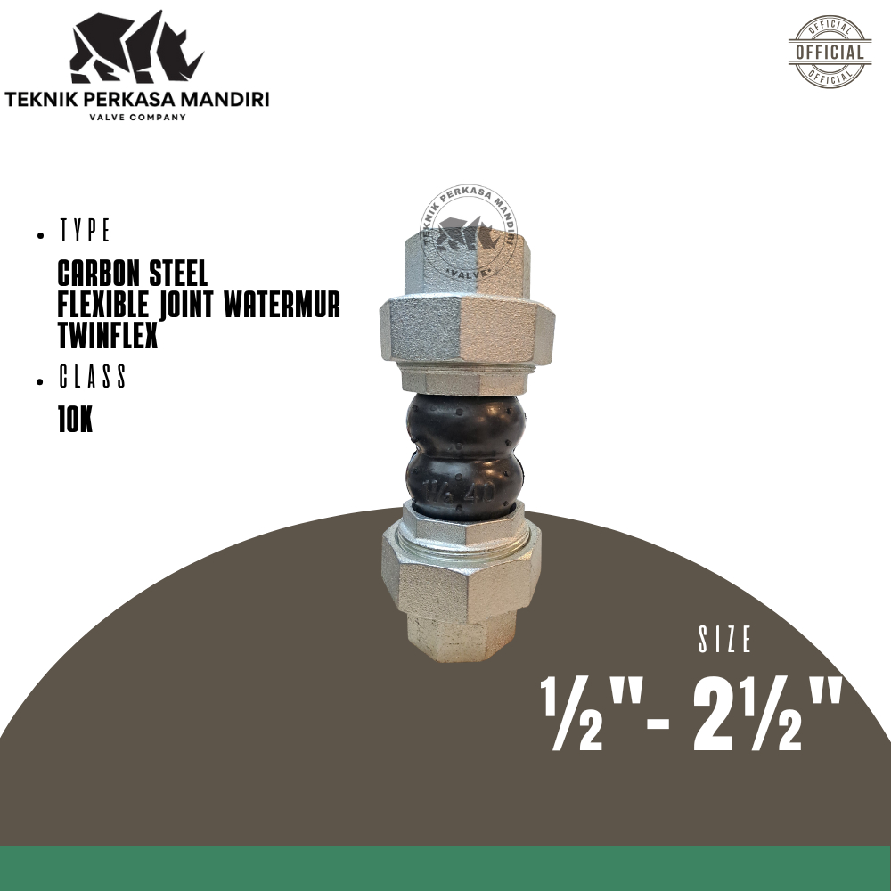 FLEXIBLE JOINT TWINFLEX TOZEN WATERMUR 1" ต้นฉบับ